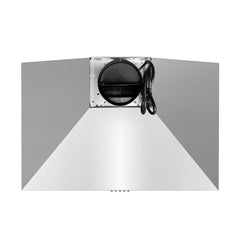 Cosmo 30" Stainless Steel Wall Mount Range Hood with Push Button Controls - COS-63024P