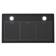 Cosmo Cosmo 36 in. Vista Collection 380 CFM Ducted Wall Mount Range Hood, Touch Controls, LED Lights, Matte Black - COS-63190S-BK