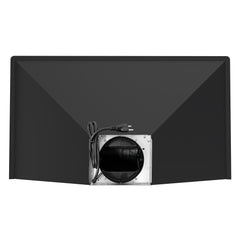Cosmo Cosmo 36 in. Vista Collection 380 CFM Ducted Wall Mount Range Hood, Touch Controls, LED Lights, Matte Black - COS-63190S-BK