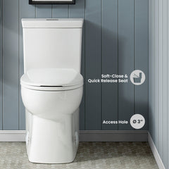 Swiss Madison Classé One-Piece Elongated Toilet Dual-Flush 1.1/1.6 gpf - SM-1T117 - The Home Selection