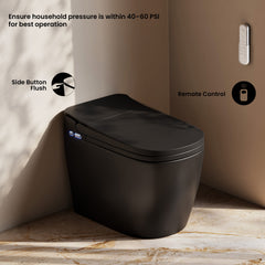 Swiss Madison Avancer One Piece Smart Toilet 1.28 GPF with Heated Bidet, Air Drying, Night Light, Foot Sensor - SM-ST4901 - The Home Selection