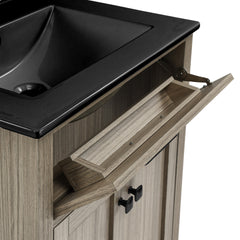 Swiss Madison Burdon 24 in. Bathroom Vanity With Ceramic Sink Top - SM-BV43 - The Home Selection