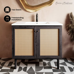 Swiss Madison Classe 36" Freestanding Bathroom Vanity with Sink Top - SM-BV663W - The Home Selection