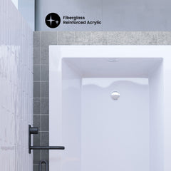 Swiss Madison Voltaire 48" x 32" Reversible Drain Drop-In Bathtub - SM-DB571 - The Home Selection