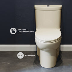 Swiss Madison Sublime One-Piece Elongated Toilet Dual-Flush 1.1/1.6 gpf - SM-1T205 - The Home Selection
