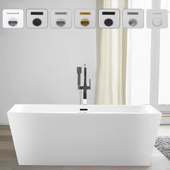 Vanity Art 67" Freestanding Soaking Bathtub - B8142
