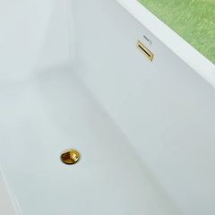 Vanity Art 67" Freestanding Soaking Bathtub - B8142