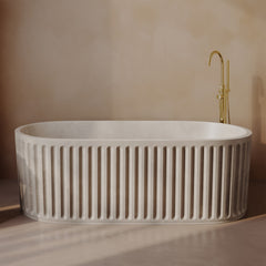 Swiss Madison Delice 67" Freestanding Concrete Bathtub, Drain Included - SM-FB1201