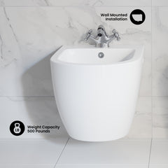 Swiss Madison St. Tropez Wall Hung Bidet - SM-BD226 - The Home Selection