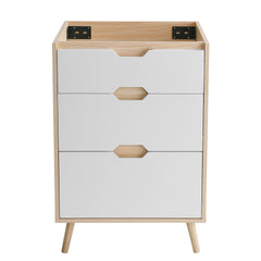 Swiss Madison Brusque 24" Freestanding Bathroom Vanity in Natural Oak with Sink Top - SM-BV350 - The Home Selection