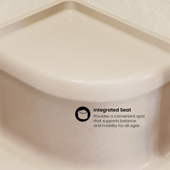 Swiss Madison Aquatique 60" x 32" Left Drain, Shower Base - SM-SB537 - The Home Selection