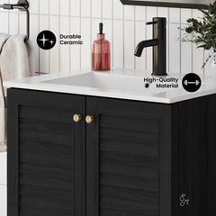 Swiss Madison Bron 24" Freestanding Bathroom with Sink Top - SM-BV373 - The Home Selection