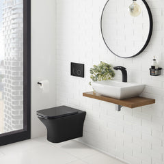 Swiss Madison Carré Wall-Hung Elongated Toilet Bowl - SM-WT455 - The Home Selection
