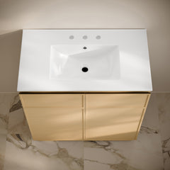 Swiss Madison St. Tropez 36" Freestanding Bathroom Vanity with 3-Hole Widespread Sink Top - SM-BV0802