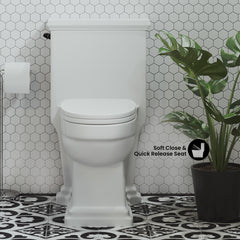 Swiss Madison Voltaire One-Piece Elongated Toilet Side Flush 1.28 gpf - SM-1T114 - The Home Selection