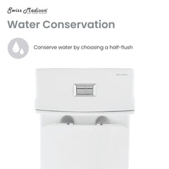Swiss Madison Concorde One-Piece Square Toilet Dual-Flush 1.1/1.6 gpf - SM-1T106 - The Home Selection