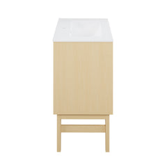 Swiss Madison Bosse 24" Freestanding Bathroom Vanity in Natural Oak with Sink Top - SM-BV8801NO