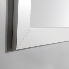 Vanity Art Single 36" Bath Vanity with Engineered Marble Top in White with Basin and Mirrorr - CVA36