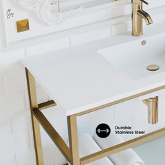 Swiss Madison Pierre 36" Wall-Mounted Bathroom Vanity - SM-BV553 - The Home Selection