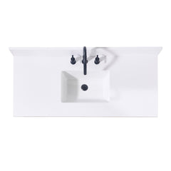 Altair Andalo 49. in Engineered Stone Vanity Top in Snow White with White Sink