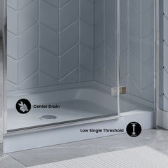 Swiss Madison Voltaire 48" x 36" Center Drain, Shower Base - SM-SB510