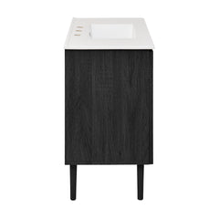 Swiss Madison Bron 36" Freestanding Bathroom Vanity with 3-Hole Widespread Sink Top - SM-BV6202