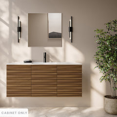 Swiss Madison Cascade 48" Wall-Mounted Bathroom Vanity Cabinet without Top - SM-CO8603