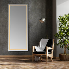 Altair Genova 72" Rectangle Frameless Modern Bathroom/Vanity LED Lighted Wall Mirror