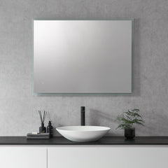 Altair Cassano Rectangle 40" Frameless Modern Bathroom/Vanity LED Lighted Wall Mirror