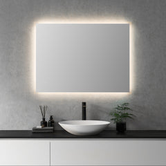 Altair Cassano Rectangle 40" Frameless Modern Bathroom/Vanity LED Lighted Wall Mirror