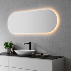 Altair Borgo Oval_x000D_ 60" Frameless Modern Bathroom/Vanity LED Lighted Wall Mirror