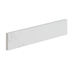 Altair Oderzo 84. in Engineered Stone Vanity Top in Aosta White with White Sink