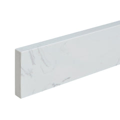 Altair Oderzo 84. in Engineered Stone Vanity Top in Aosta White with White Sink