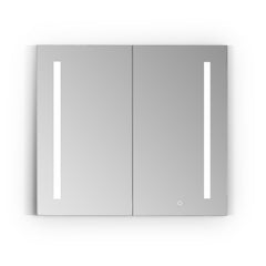 Altair Catola Rectangle 36" Frameless Surface-Mount/Recessed LED Lighted Bathroom Medicine Cabinet