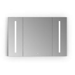 Altair Catola Rectangle 48" Frameless Surface-Mount/Recessed LED Lighted Bathroom Medicine Cabinet