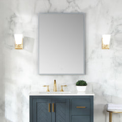 Altair Carsoli Rectangle 24" Frameless Surface-Mount/Recessed LED Lighted Bathroom Medicine Cabinet
