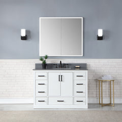 Altair Carsoli Rectangle 36" Frameless Surface-Mount/Recessed LED Lighted Bathroom Medicine Cabinet