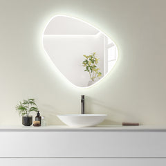 Altair Rasso Novelty 32" Frameless Modern Bathroom/Vanity LED Lighted Wall Mirror