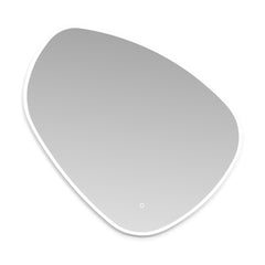Altair Rasso Novelty 39" Frameless Modern Bathroom/Vanity LED Lighted Wall Mirror