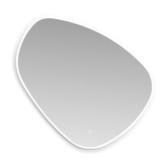 Altair Rasso Novelty 47" Frameless Modern Bathroom/Vanity LED Lighted Wall Mirror