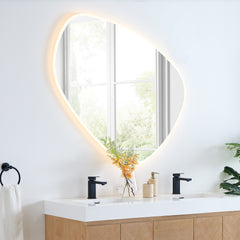 Altair Rasso Novelty 47" Frameless Modern Bathroom/Vanity LED Lighted Wall Mirror