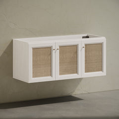 Swiss Madison Classe 48" Wall-Mounted Bathroom Vanity in White Oak without Sink Top - SM-CO2807WO