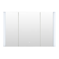 Altair Serra 48"x32" Rectangular Frameless Surface-Mount LED Lighted Bathroom Aluminum Mirror Medicine Cabinet