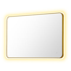Altair Dazzle 48"x30" Rectangular Anti-Fog Dimmable Modern Bathroom/Vanity LED Lighted Wall Mirror Aluminum Framed
