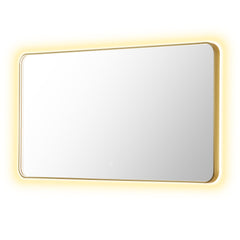 Altair Dazzle 60"x30" Rectangular Anti-Fog Dimmable Modern Bathroom/Vanity LED Lighted Wall Mirror Aluminum Framed