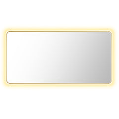Altair Dazzle 72"x36" Rectangular Anti-Fog Dimmable Modern Bathroom/Vanity LED Lighted Wall Mirror Aluminum Framed