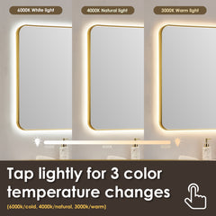 Altair Dazzle 84"x42" Rectangular Anti-Fog Dimmable Modern Bathroom/Vanity LED Lighted Wall Mirror Aluminum Framed