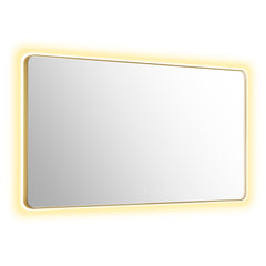 Altair Dazzle 84"x42" Rectangular Anti-Fog Dimmable Modern Bathroom/Vanity LED Lighted Wall Mirror Aluminum Framed