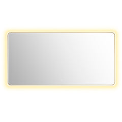 Altair Dazzle 84"x42" Rectangular Anti-Fog Dimmable Modern Bathroom/Vanity LED Lighted Wall Mirror Aluminum Framed