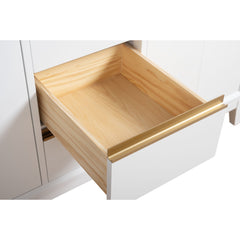 Vanity Art 72-Inch Bathroom Vanity: Double Sink, Ceramic Top, Soft-Closing Doors & Drawers, Solid Wood Frame - CVH72D